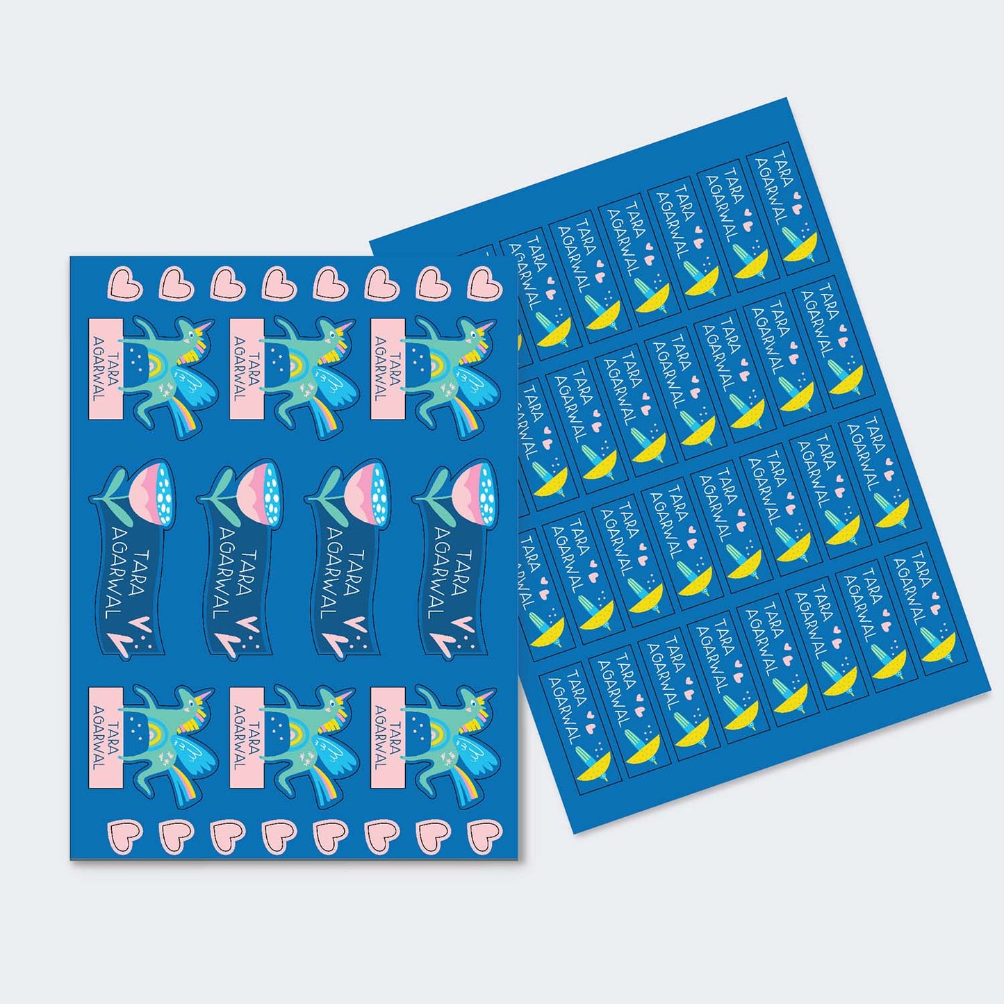 Sticker Sheet - Set of 2 A4