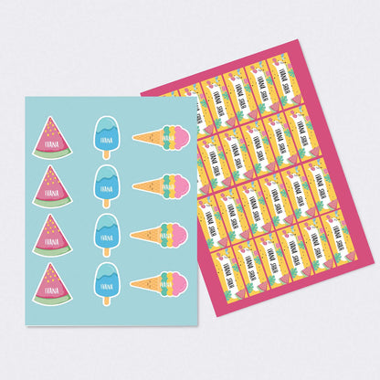 Sticker Sheet - Set of 2 A4