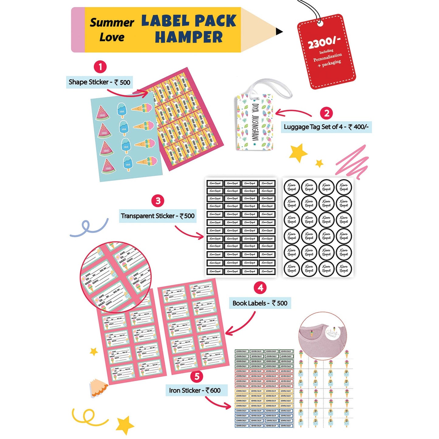 Label Pack Hamper - Girls