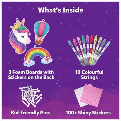 Skillmatics Super Strings Craft Kit for Kids  | Ages 6–12 | Mess-Free Art Activity