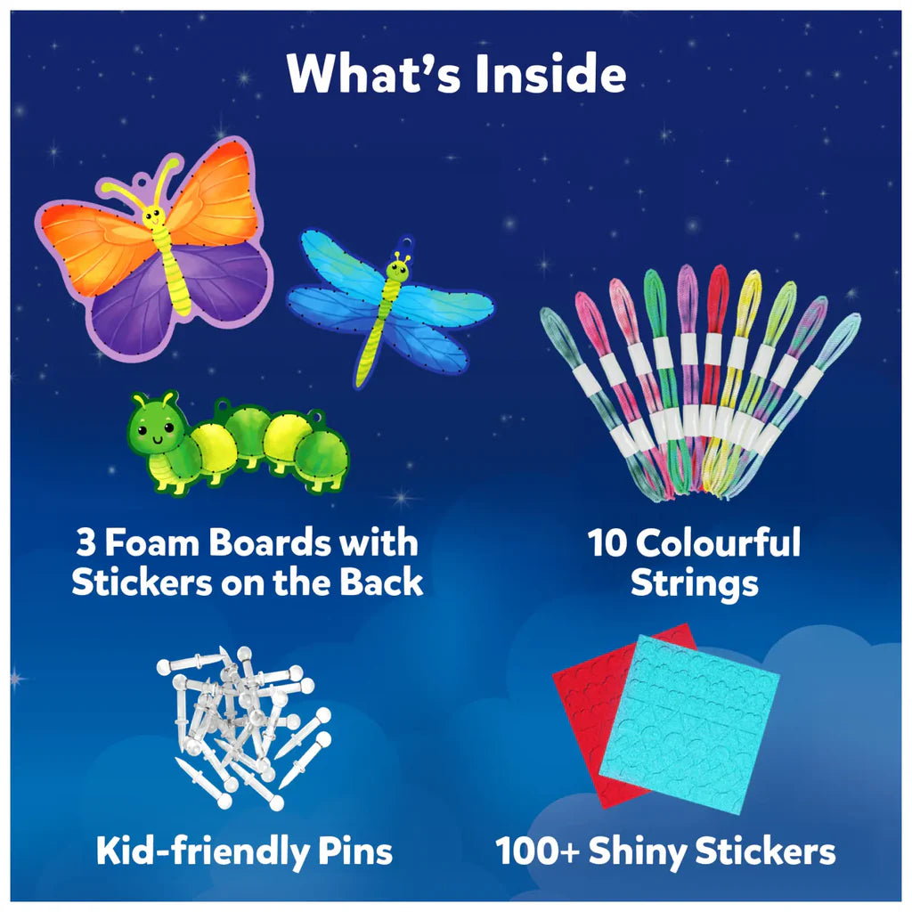 Skillmatics Super Strings Craft Kit for Kids  | Ages 6–12 | Mess-Free Art Activity