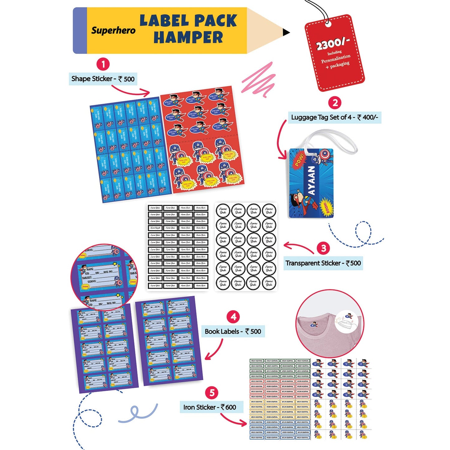 Label Pack Hamper - Boys