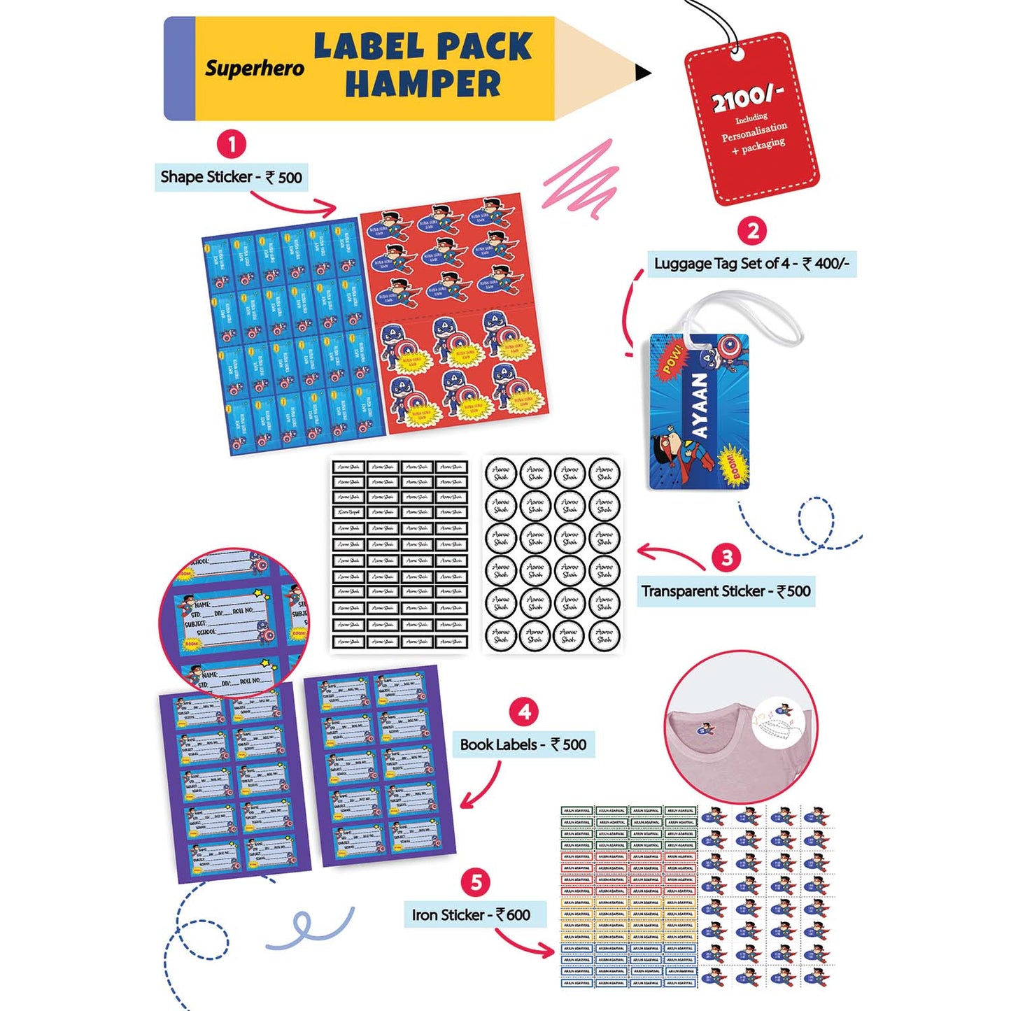 Label Pack Hamper - Boys