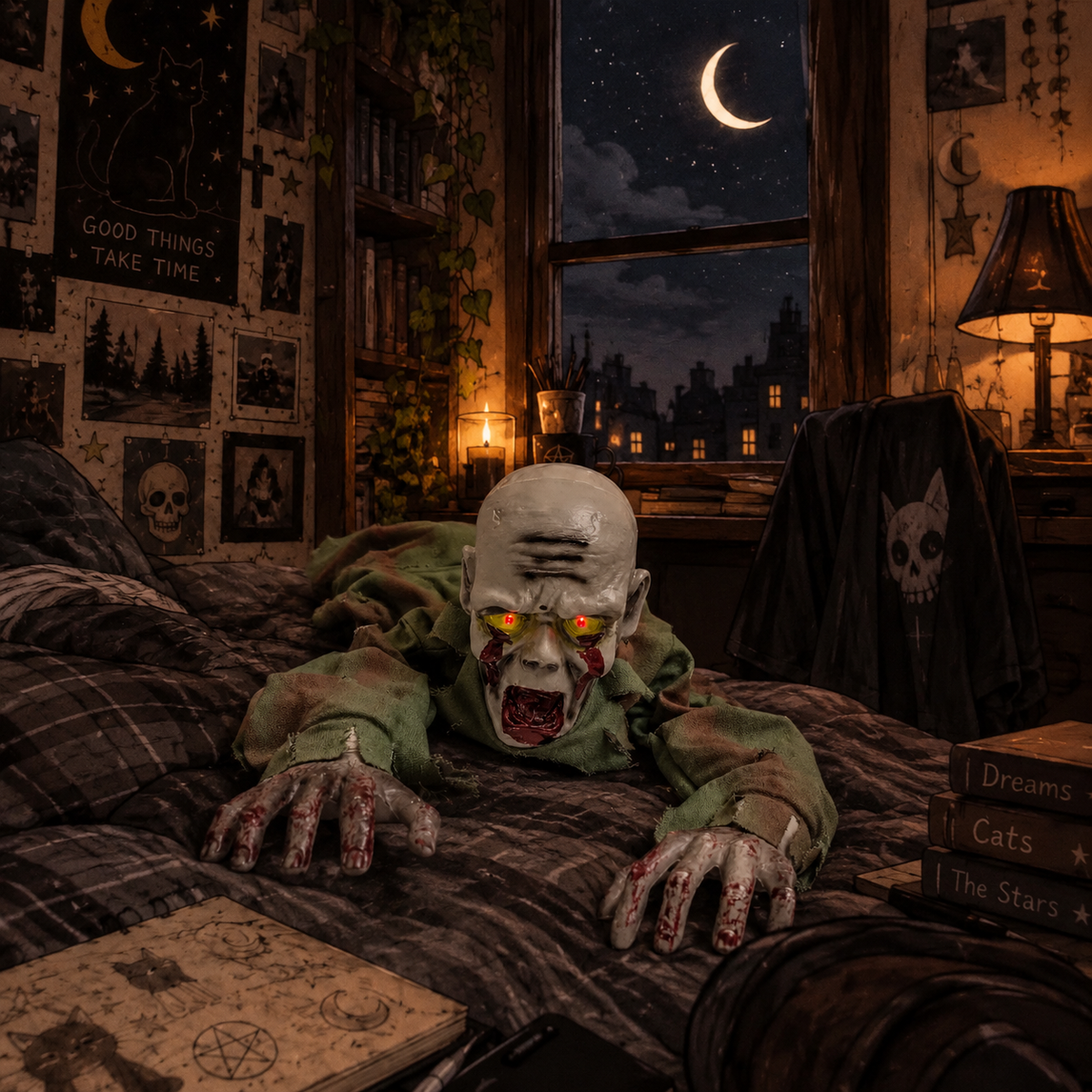 Animated Tattered Terror Crawling Creeper