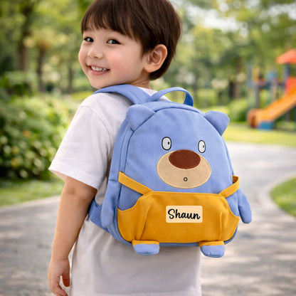 Tiny Teddy Tales Preschool Collection - Baby Blue Buddy Backpack