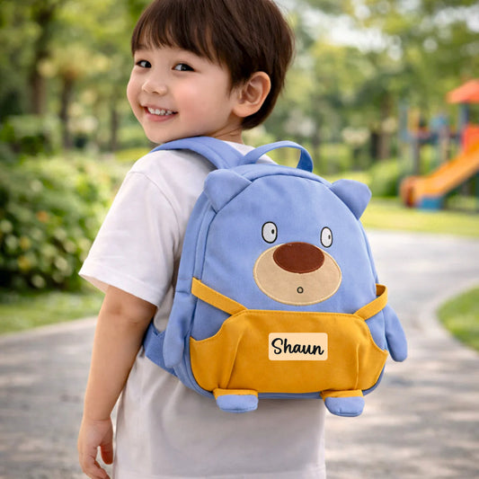 Tiny Teddy Tales Preschool Collection - Baby Blue Buddy Backpack