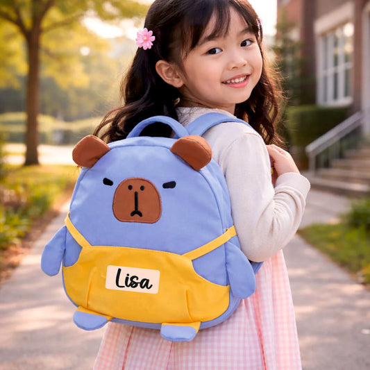 Tiny Teddy Tales Preschool Collection - Blueberry Buddy Backpack