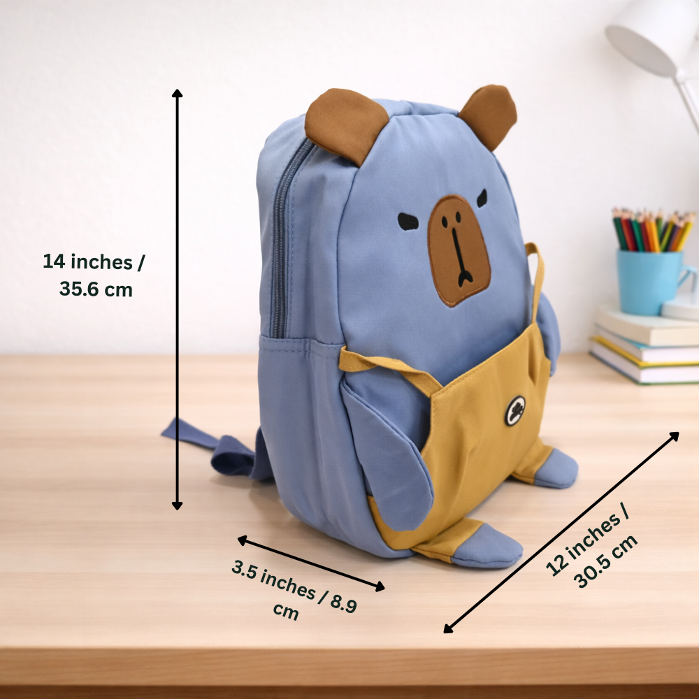 Tiny Teddy Tales Preschool Collection - Blueberry Buddy Backpack