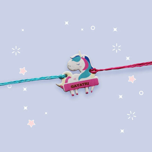 Babble Wrap Unicorn Craft Rakhi
