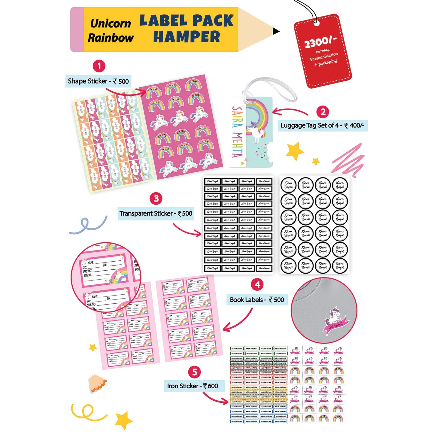 Label Pack Hamper - Girls
