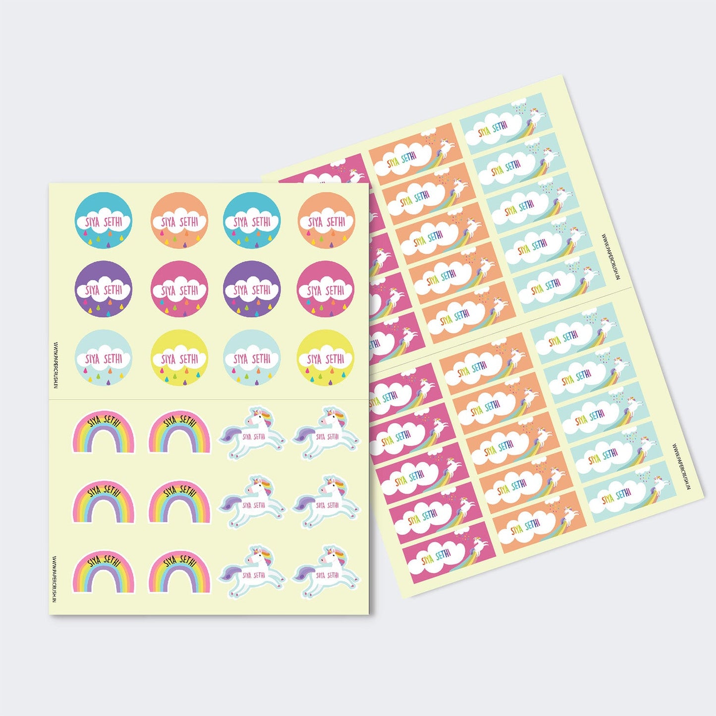 Sticker Sheet - Set of 2 A4