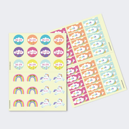 Sticker Sheet - Set of 2 A4