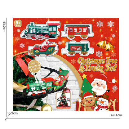 Santa’s Sound & Light train around the tree