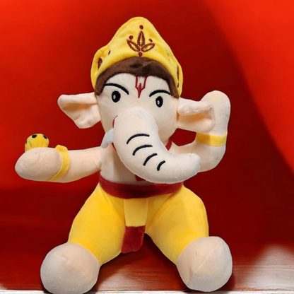 Soft Plush Lord Ganesha Stuffed Toy