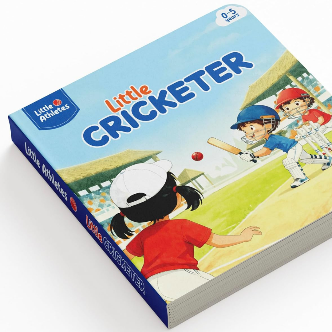 Little Athletes: Little Cricketer – Cricket Board Book for Toddlers