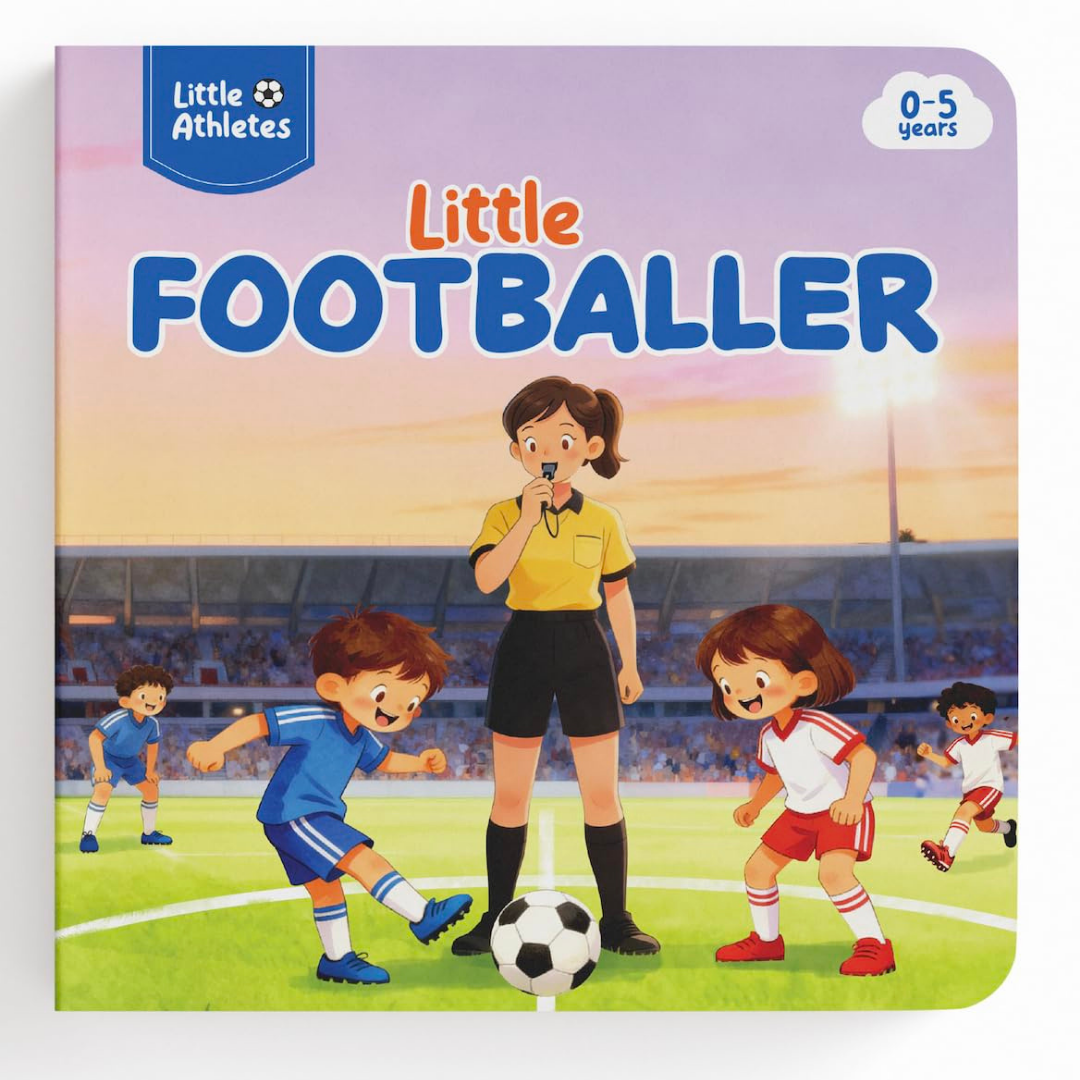 Little Athletes: Little Footballer – Football Board Book for Toddlers