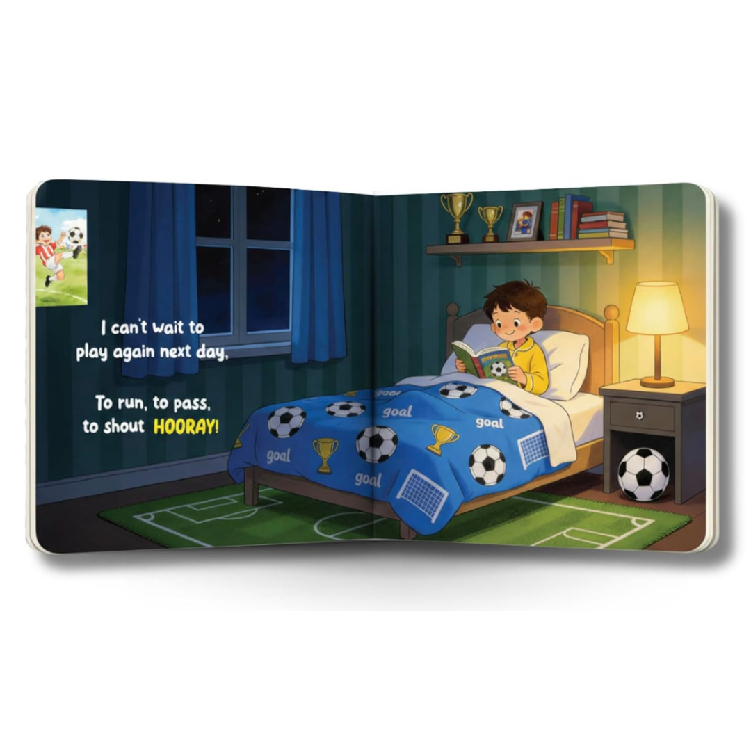 Little Athletes: Little Footballer – Football Board Book for Toddlers