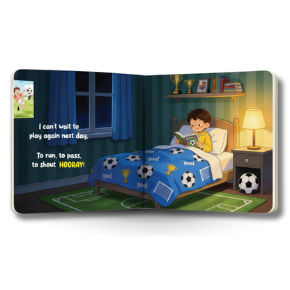 Little Athletes: Little Footballer – Football Board Book for Toddlers