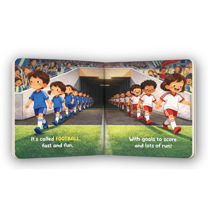 Little Athletes: Little Footballer – Football Board Book for Toddlers