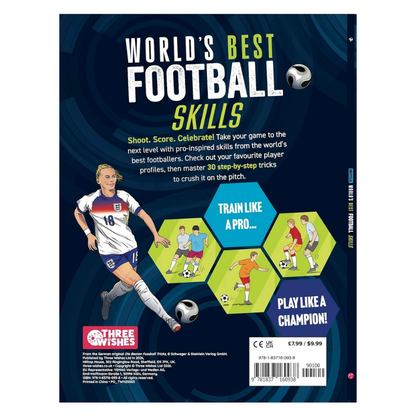 World’s Best Football Skills Book for Kids | 30 Step-by-Step Football Tricks & Training Guide