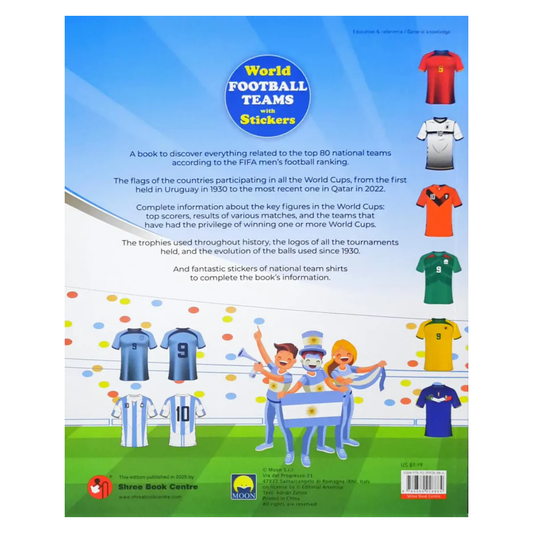 World Football Teams with Stickers of Popular Jerseys