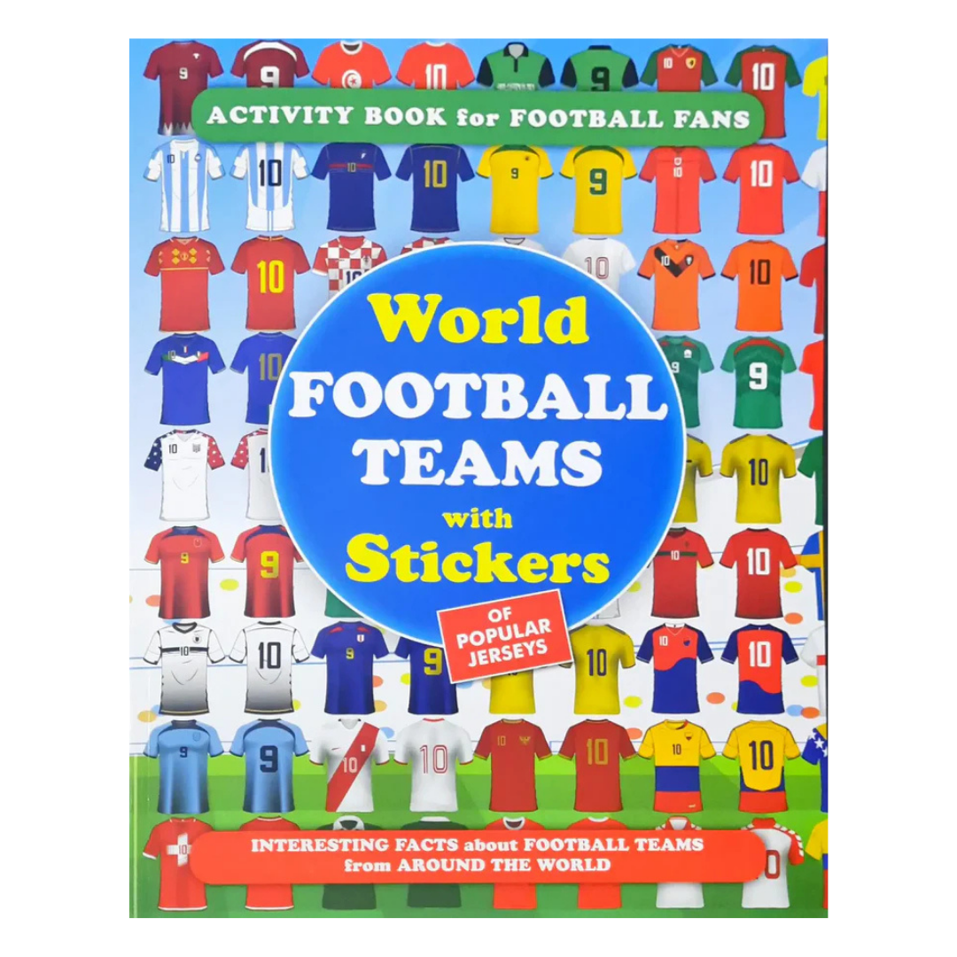 World Football Teams with Stickers of Popular Jerseys