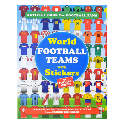 World Football Teams with Stickers of Popular Jerseys