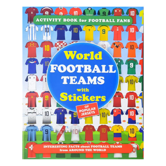 World Football Teams with Stickers of Popular Jerseys