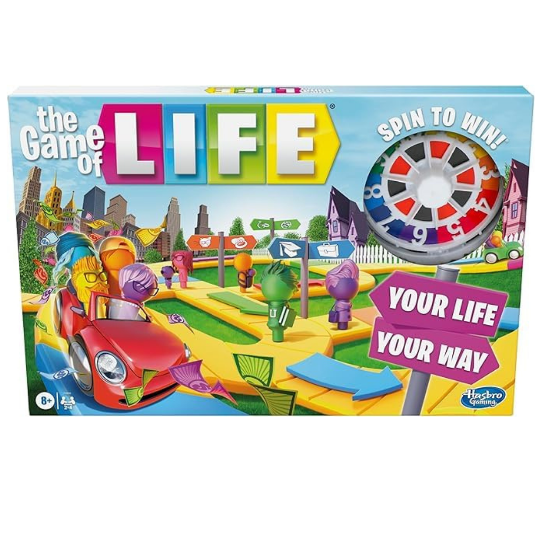 The Game Off Lifee Gamee, Family Board Game for 2-4 Players