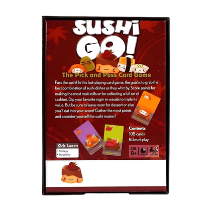 Sushi Go Family Board Game with 108 Cards