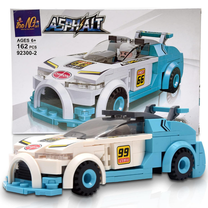 Building Blocks Sports Car | 162 Pieces Construction Toy
