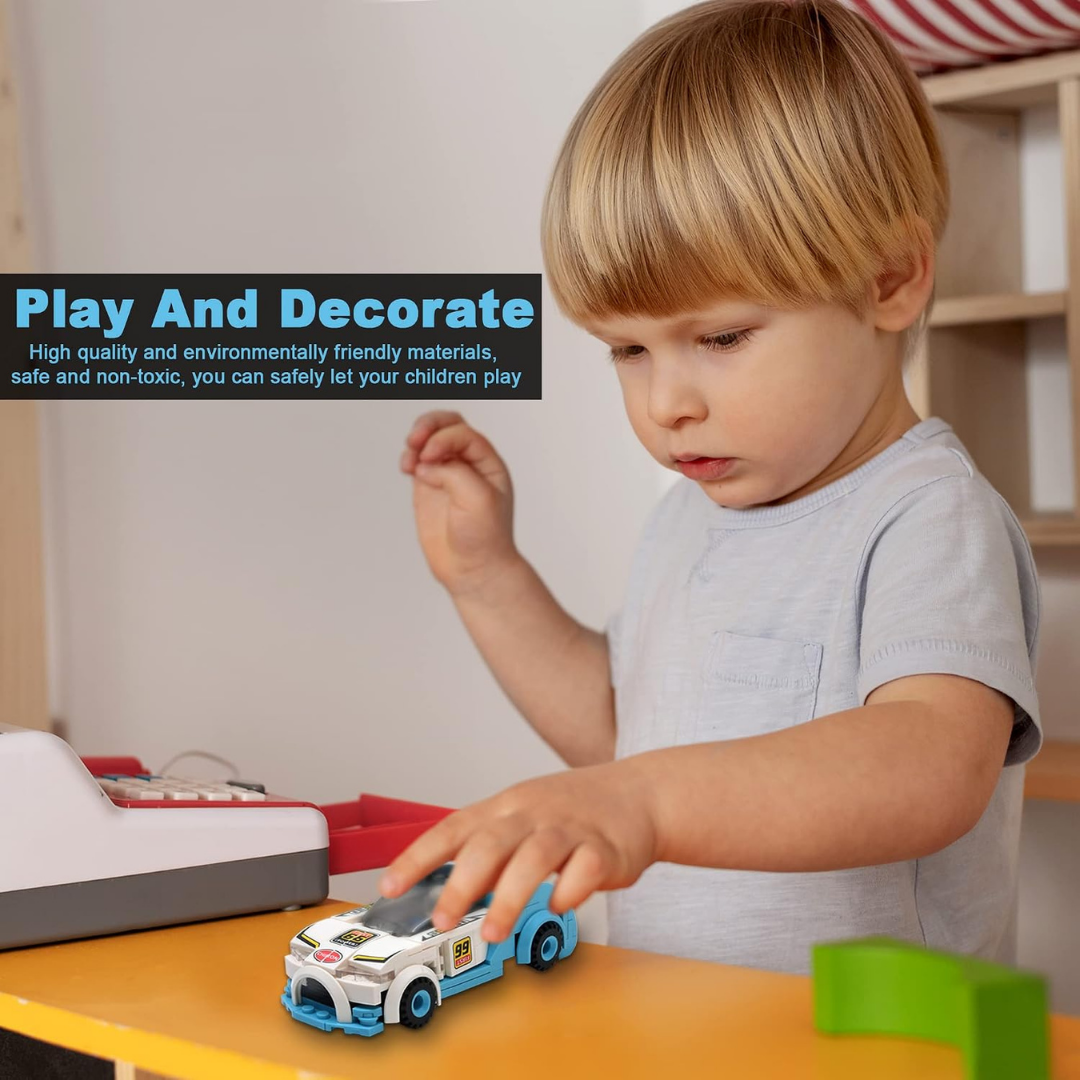 Building Blocks Sports Car | 162 Pieces Construction Toy