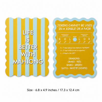 Striped Mahjong Shufflers – Set of 2 | Assorted Designs