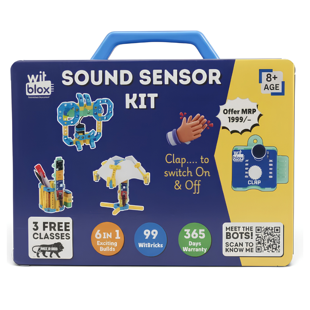 Witblox Sound Sensor Kit | 6-in-1 STEM Toy for Kids 8+
