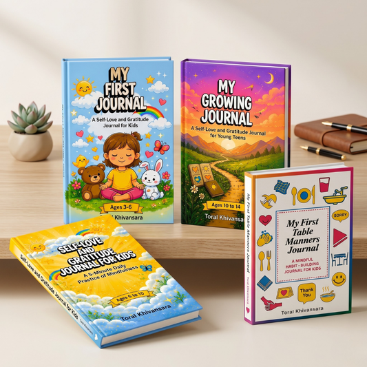 Positive Habits & Confidence Building Activity Books Collection for Kids