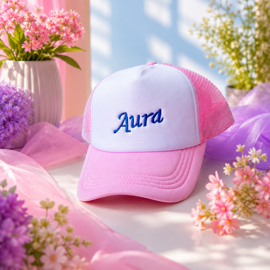 Personalised Trucker Cap for Kids & Teens | Embroidery