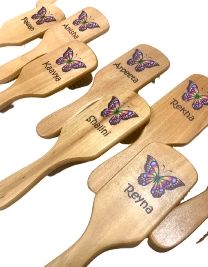 Wooden Hairbrush for Kids