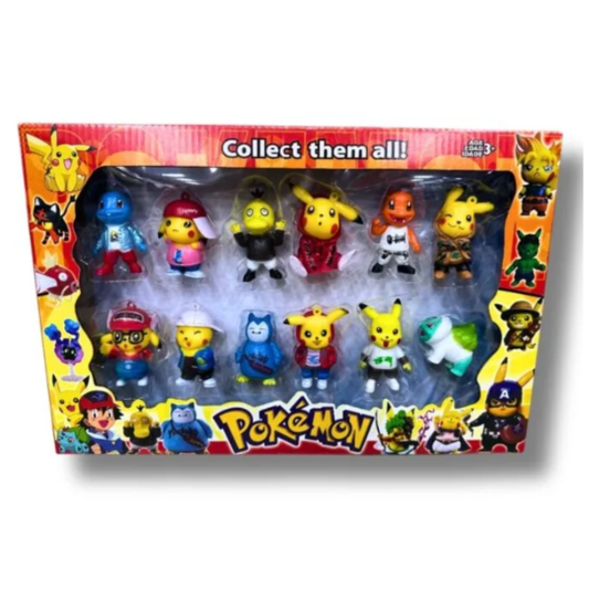 Pokemon 12 PCS Character Figure Set