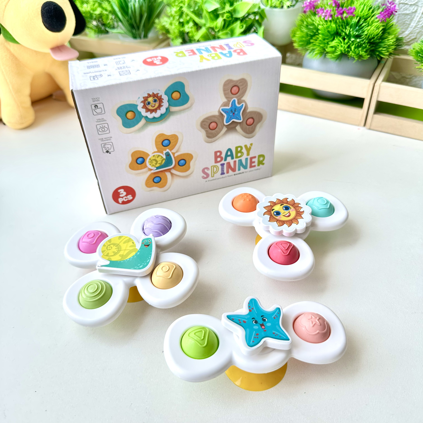 Suction Cup Spinner Toy for Baby