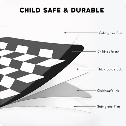 High-Contrast Flash Cards Set for New Born Baby and Infants