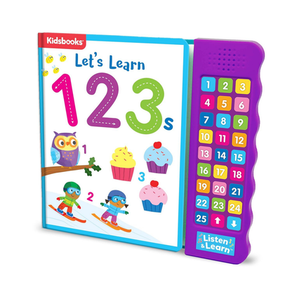 27-button Sound Book Let's Learn 123s