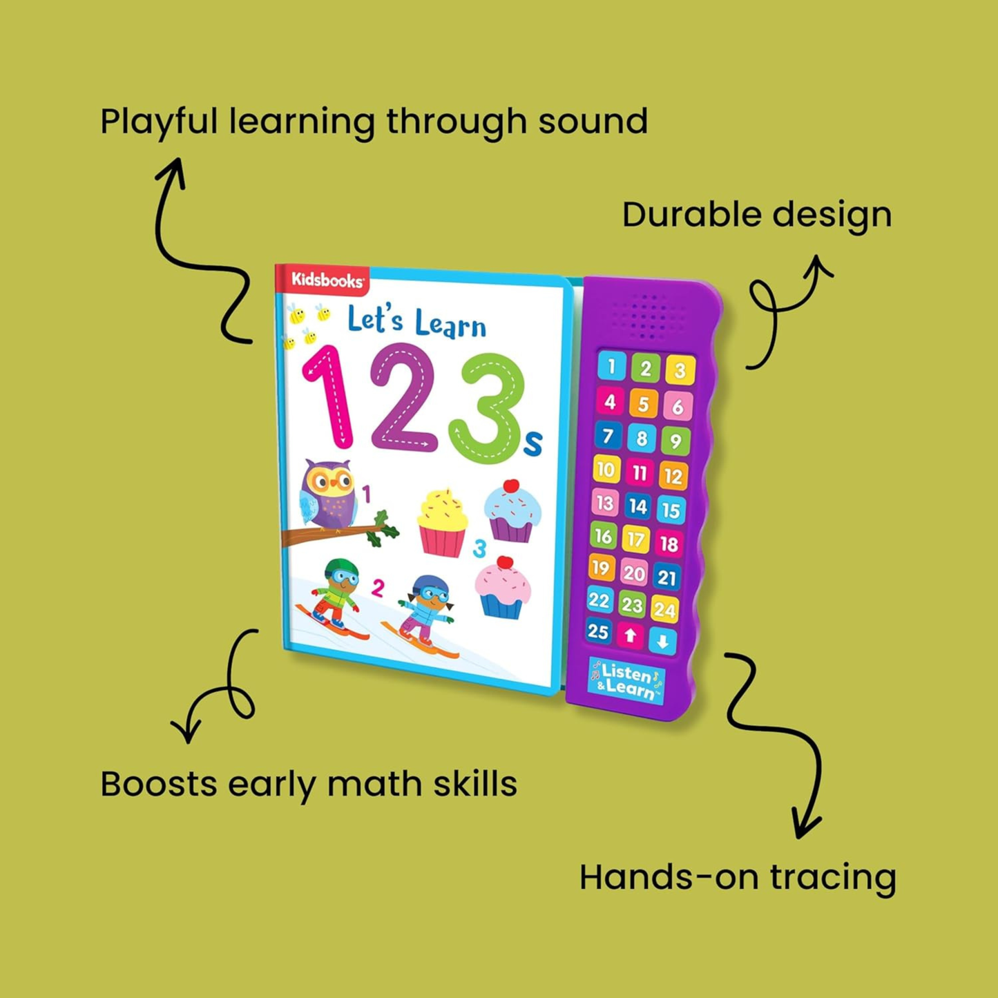 27-button Sound Book Let's Learn 123s