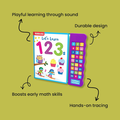 27-button Sound Book Let's Learn 123s