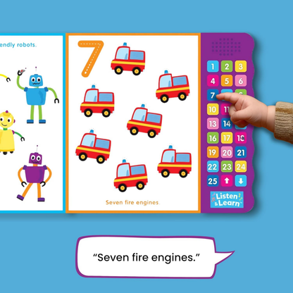 27-button Sound Book Let's Learn 123s