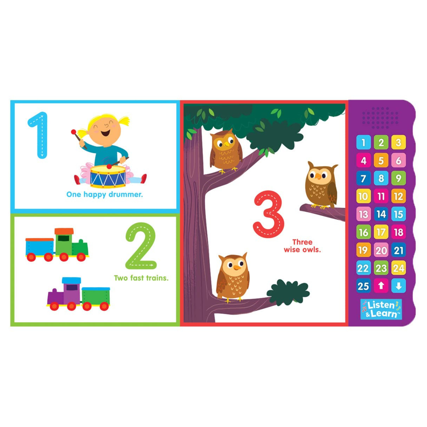 27-button Sound Book Let's Learn 123s