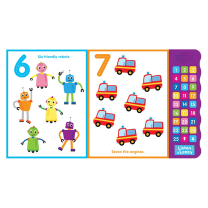27-button Sound Book Let's Learn 123s