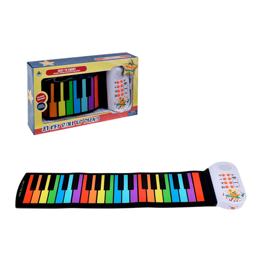 31-Key Roll-Up Rubber Piano