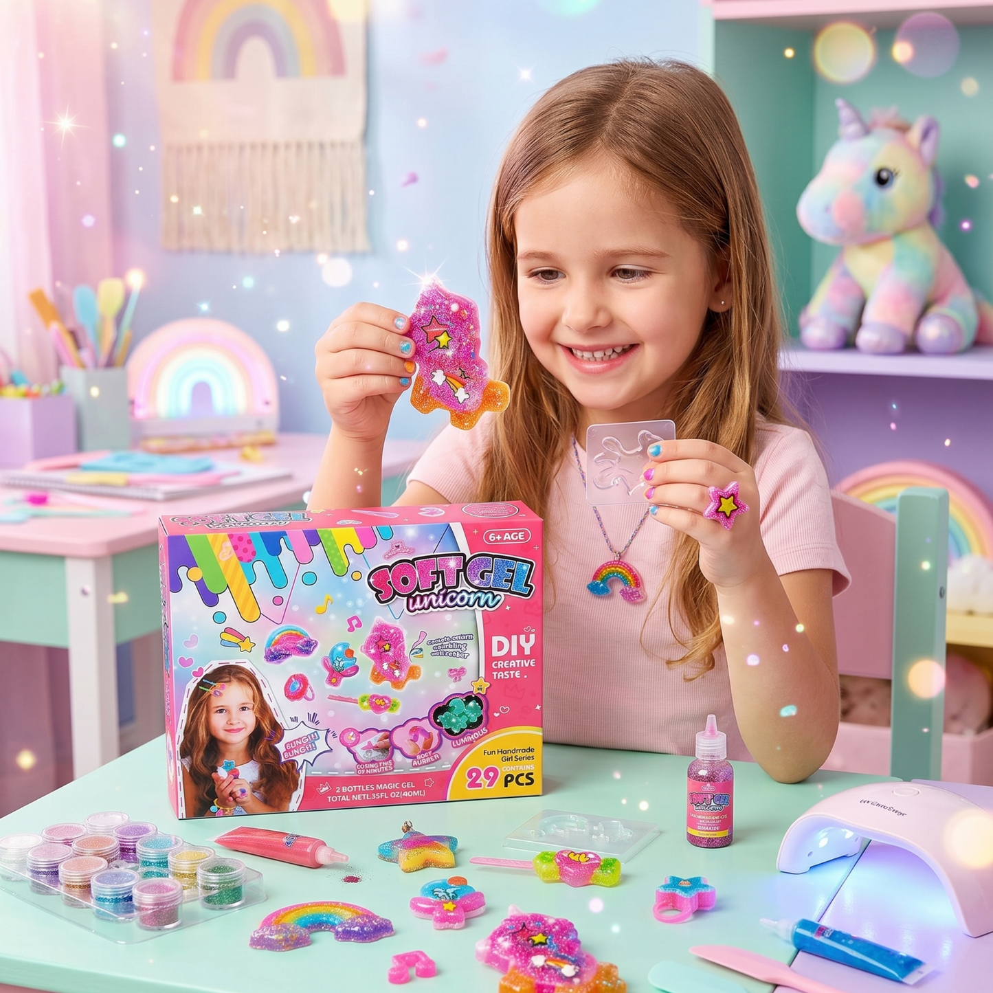 Soft Gel Unicorn DIY Creative Kit