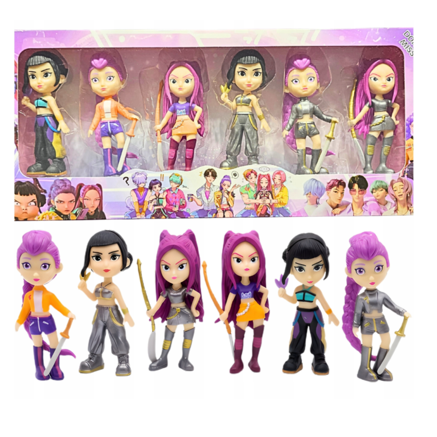 K-Pop Girl Squad Figures