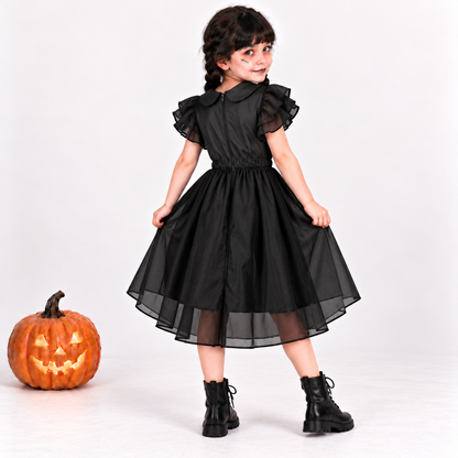 Wednesday-Inspired Halloween Dress